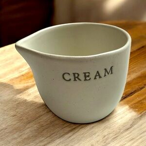Hearth & Hand by Magnolia stoneware Cream pitcher  modern‎ farmhouse